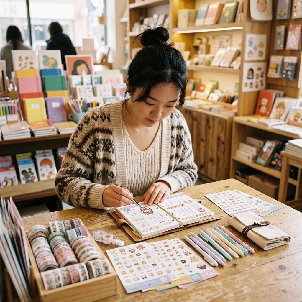All About Diary Decorating: A Tour of K-Stationery Shops