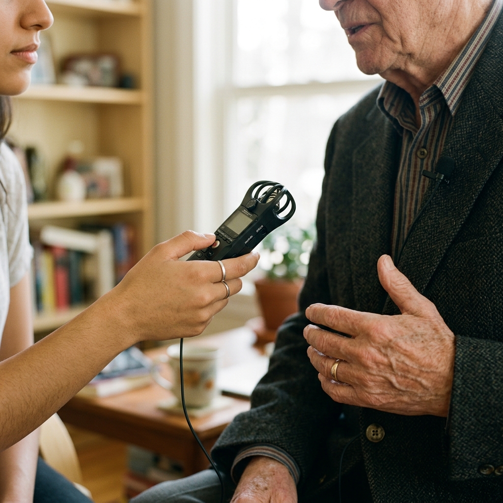 Beyond the Questionnaire: 20 Young Recorders Building Bridges of Empathy Across Generations