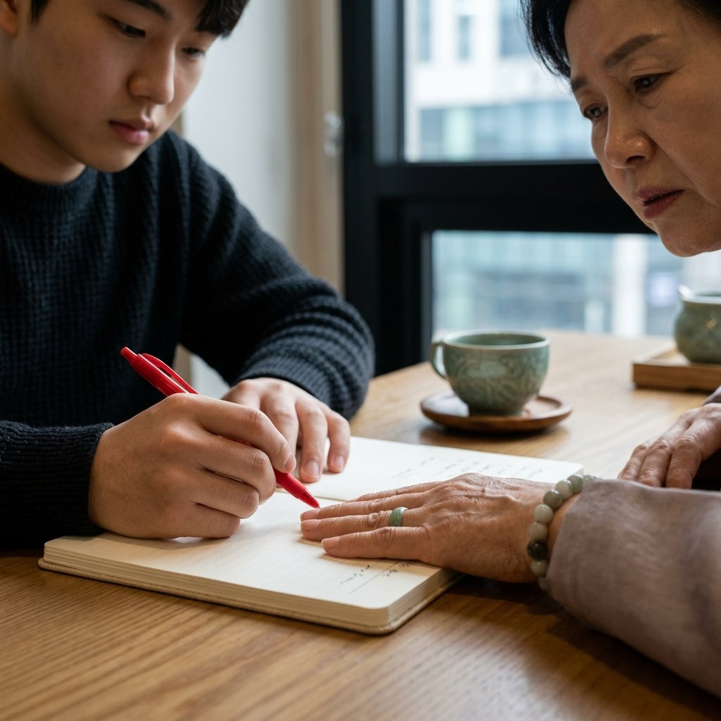 Red Ink: The One Color You Never Use for a Korean Name