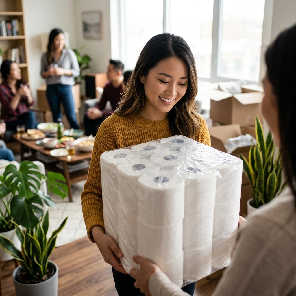 Toilet Paper for Housewarming? Unrolling the Mystery